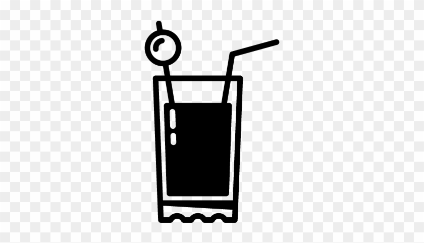 Drink With Straw And Mixer Vector 840x481 Drink With Straw And Mixer Vector