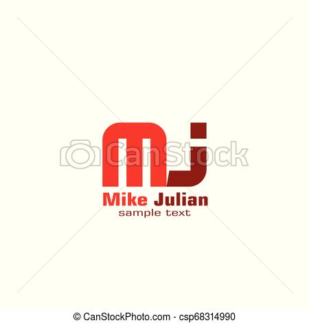 450x470 Mj Letter Logo Design Initial Letter Mj Graphic Logo Template