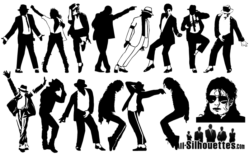 800x495 Michael Jackson Silhouette Vector Free Vector Graphic Download
