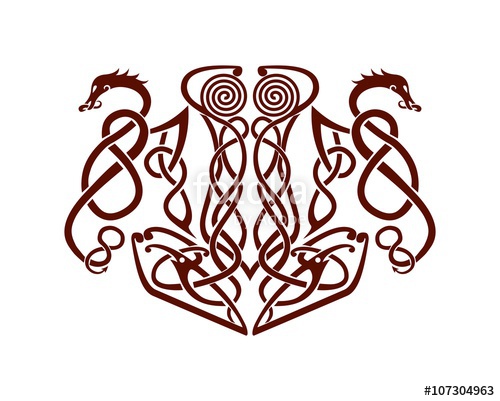 500x401 Mjolnir Stock Image And Royalty Free Vector