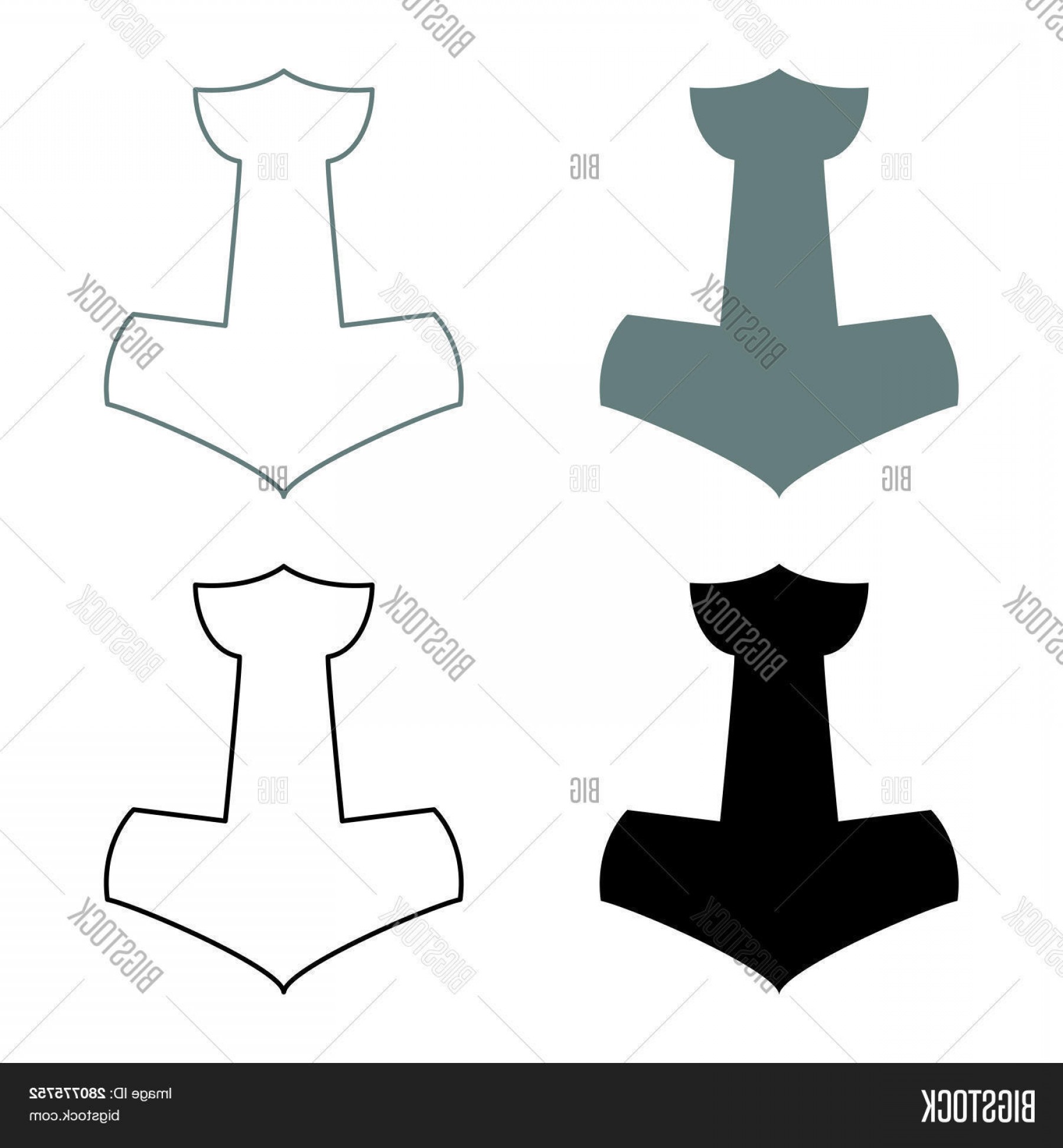 1800x1944 Thor Hammer Vector Catchsplace