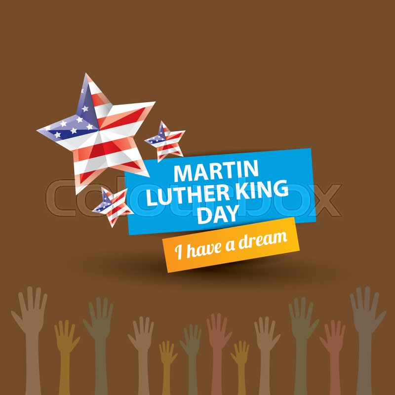 800x800 Vector Martin Luther King Jr Day Us Stock Vector Colourbox