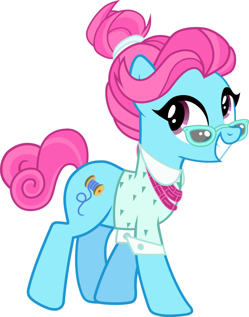 793x1008 Mlp Vector Blue Bobbin