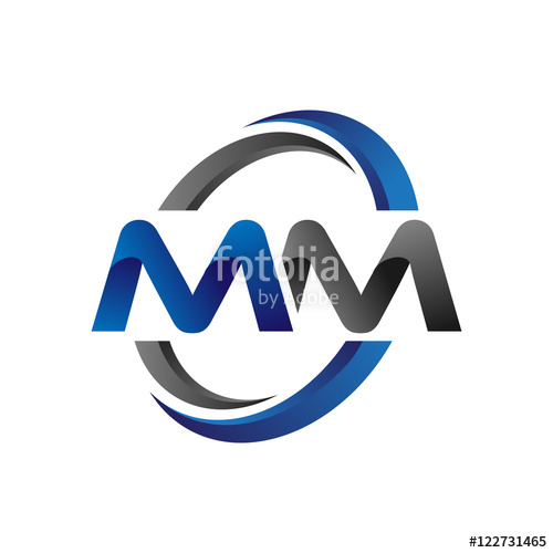 Simple Modern Initial Logo Vector Circle Swoosh Mm Stock Image 500x500 Simple Modern Initial Logo Vector Circle Swoosh Mm Stock Image
