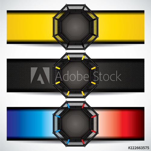500x500 Mma Octagon Cage Banners