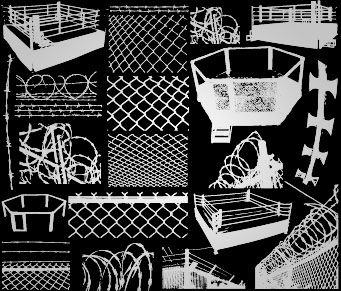 341x291 Adobe Illustrator Barbed Wire Chain Link Vector Pack Go