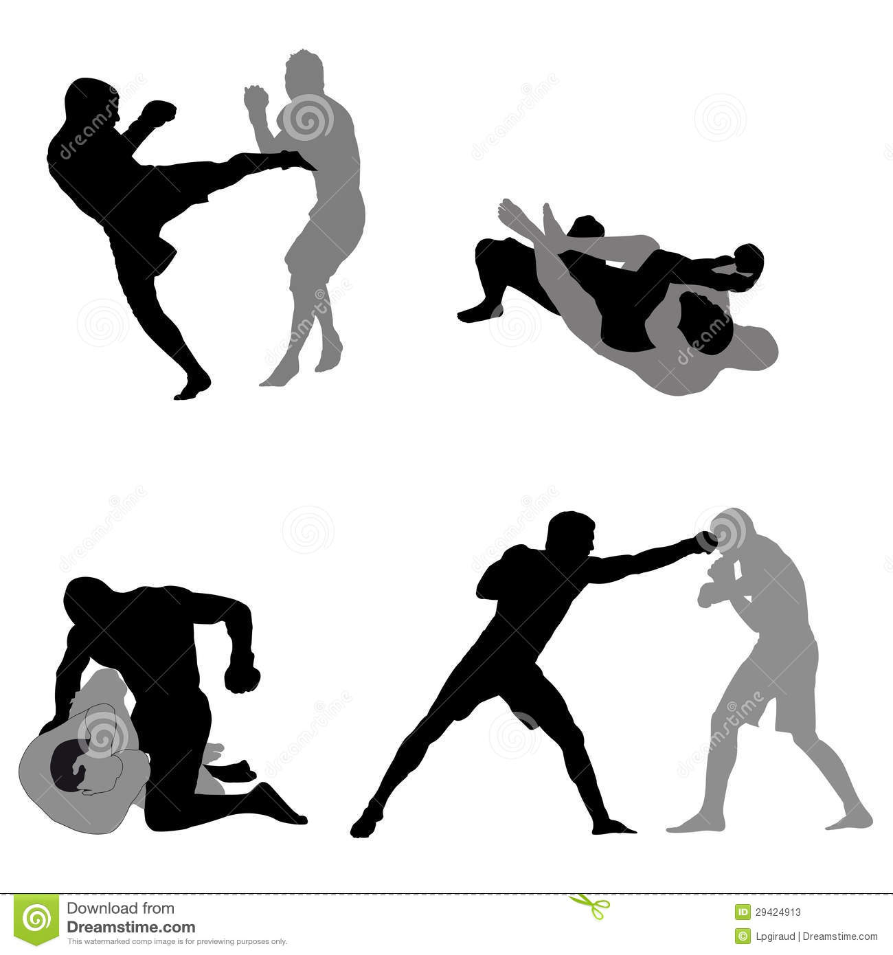 Mma Fighter Vector at Vectorified.com | Collection of Mma Fighter ...