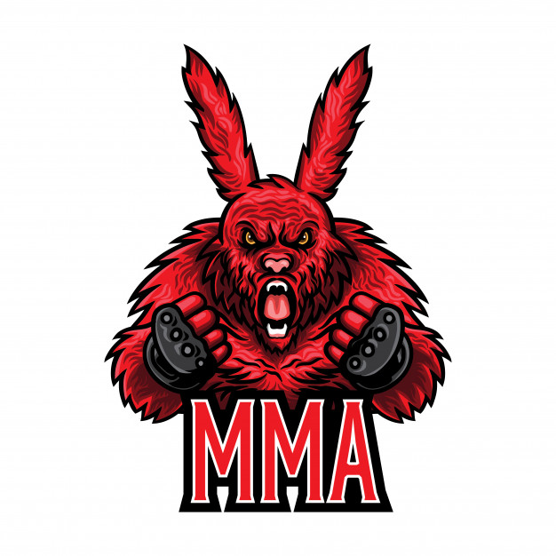 626x626 Bunny Mma Fighter Vector Premium Download