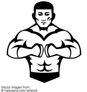 Mma Fighter Vector at Vectorified.com | Collection of Mma Fighter ...