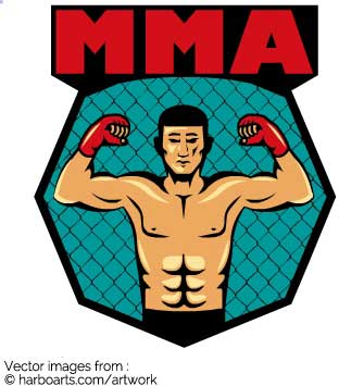 335x355 Download Mma Fighter Pose In Octagon