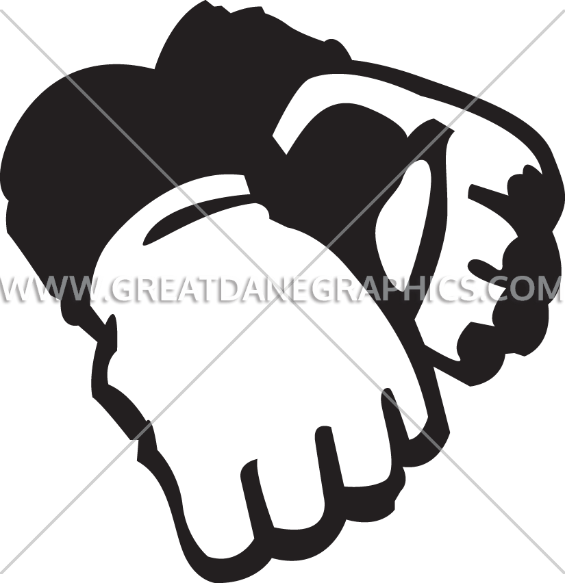 Mma Gloves Vector