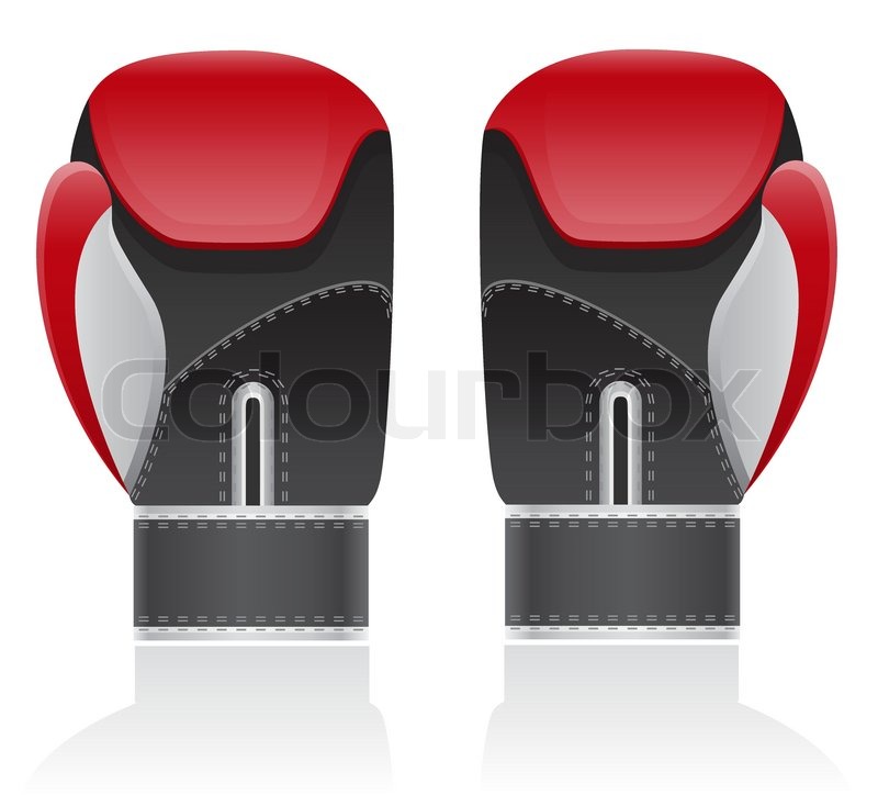 800x724 Boxing Gloves Vector Illustration Stock Vector Colourbox