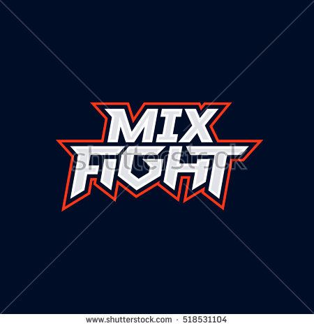 450x470 Mix Fight Logo Mixed Martial Arts Vector Logotype Mma Logo