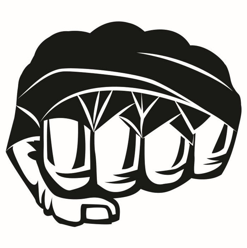 794x797 Mma Taped Fist Fight Fighting Fighter Mixed Martial Arts Etsy