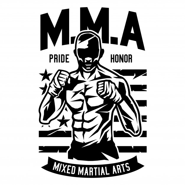 626x626 Mma Fighter Vector Premium Download