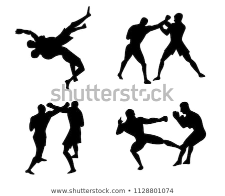 450x391 Huge Collection Of 'mma Silhouette' Download More Than Images