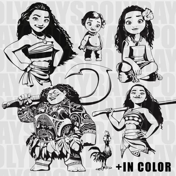 Moana File, Digital Download, Hei Hei Maui Disney 570x570 Moana File, Digital Download, Hei Hei Maui Disney