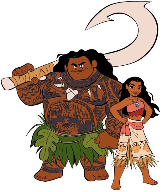 Moana And Maui Png Vector, Clipart 517x614 Moana And Maui Png Vector, Clipart