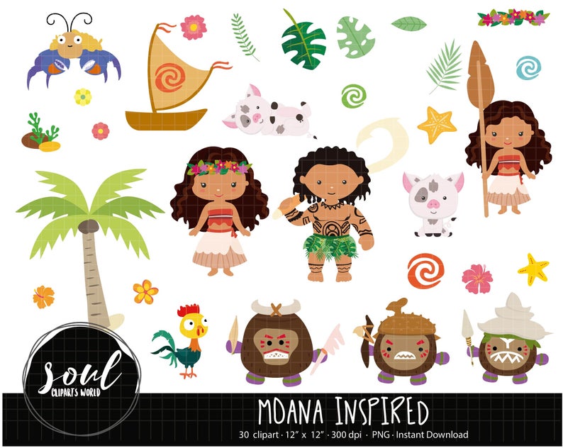 Moana Clipartdisney Inspired Clipartscommercial Etsy 794x632 Moana Clipartdisney Inspired Clipartscommercial Etsy
