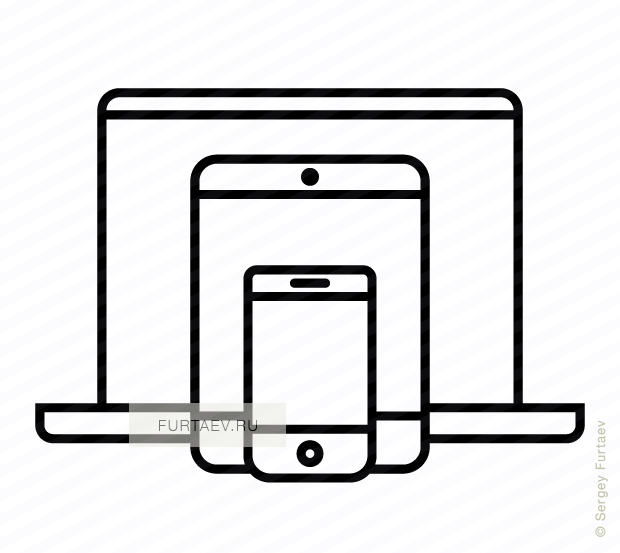 620x553 Mobile Devices Vector Icon