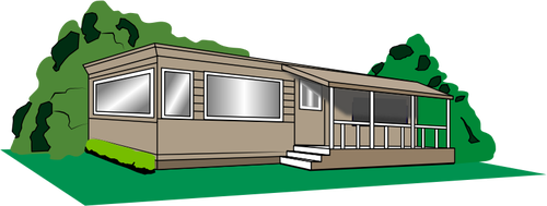 500x189 Mobile Home Drawing