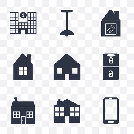 450x450 Set Of Simple Transparency Icons Such As Mobile, Home, House