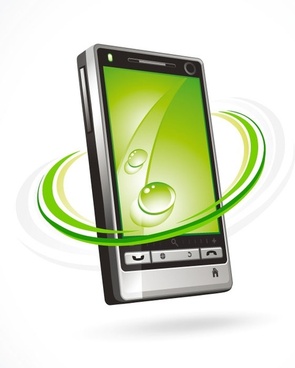 295x368 Cell Phone Free Vector Download