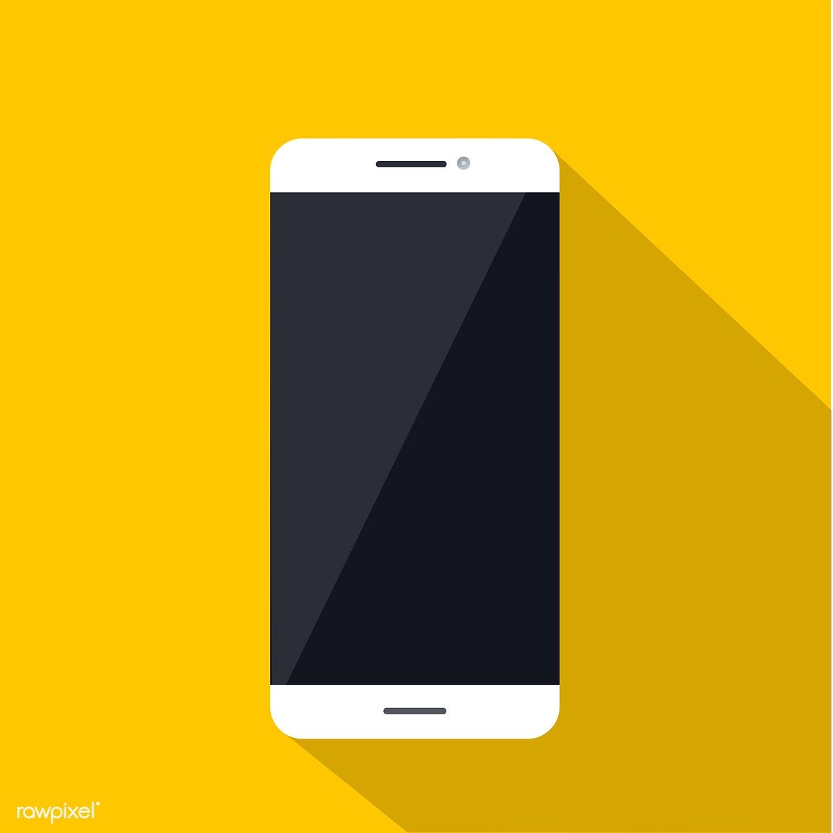 1200x1200 Illustration Of Mobile Phone Isolated Free Image