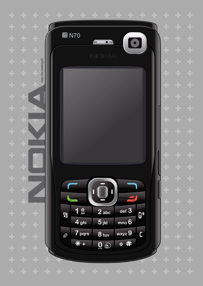 850x1194 Nokia Mobile Phone Vector Art Graphics