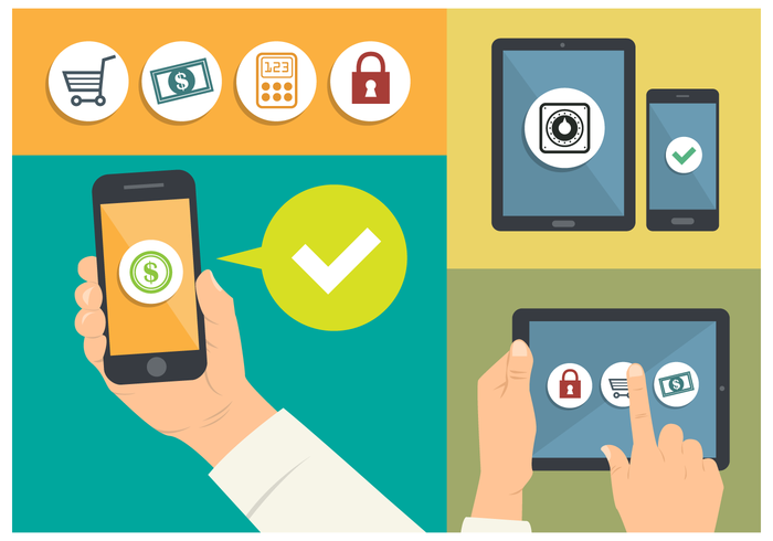 700x490 Mobile Free Vector Art