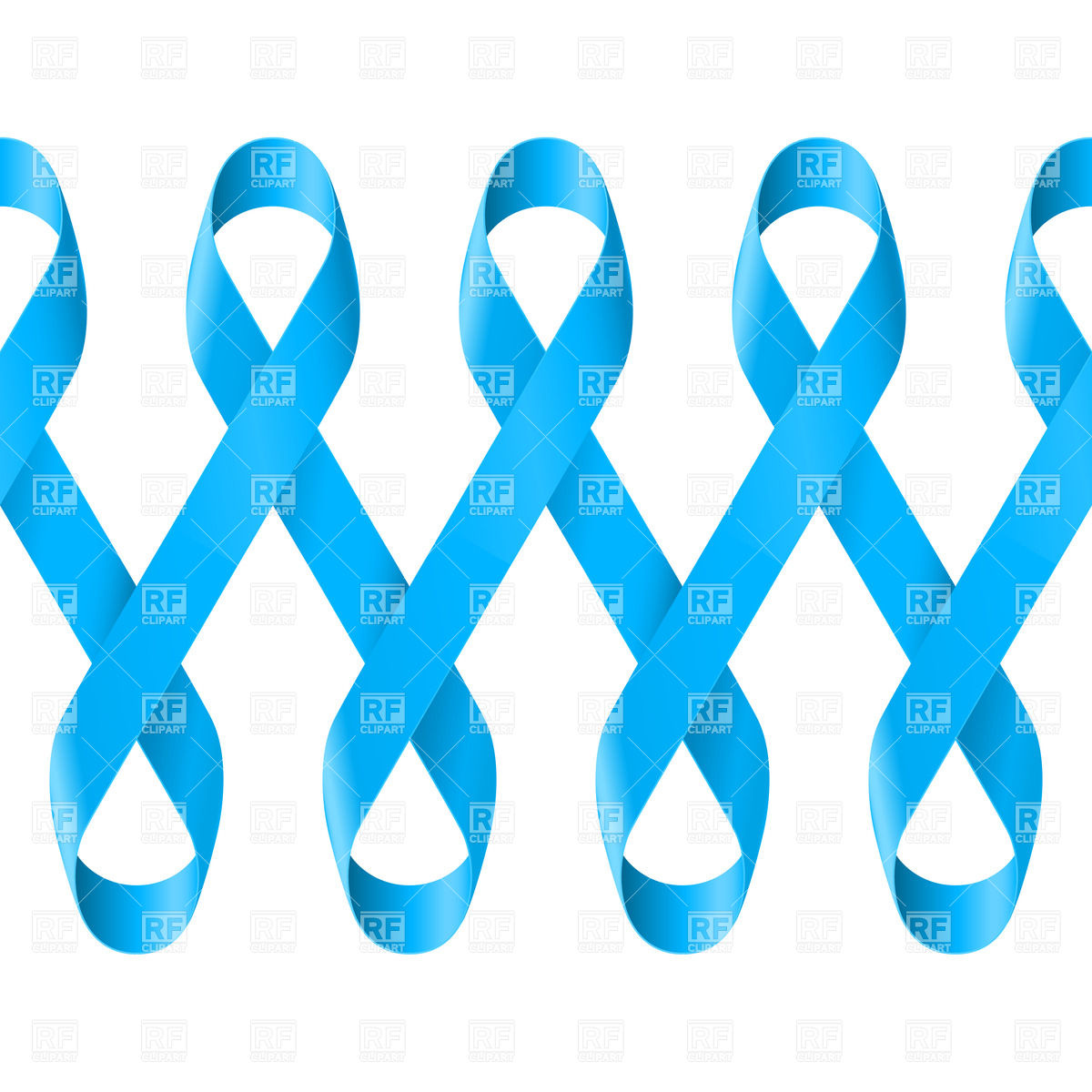 Blue Mobius Strip Pattern On White Background Vector Image 1200x1200 Blue Mobius Strip Pattern On White Background Vector Image