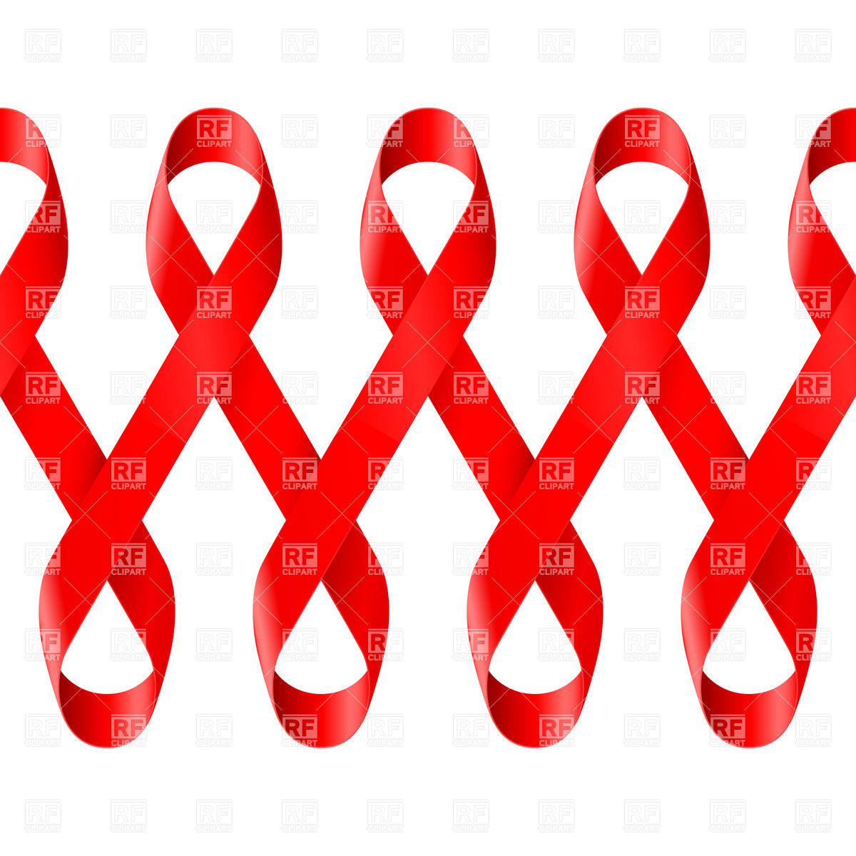 1200x1200 Red Mobius Strip Pattern On White Background Vector Image