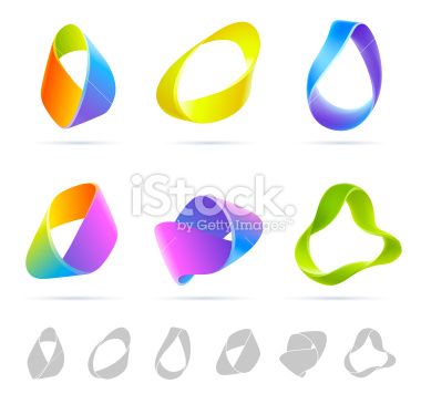 380x365 Vector Illustration Of Mobius Abstraction Graphic Design