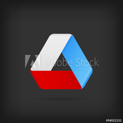500x500 Logo Or Emblem Template Vector Icon Infinite Mobius Strip