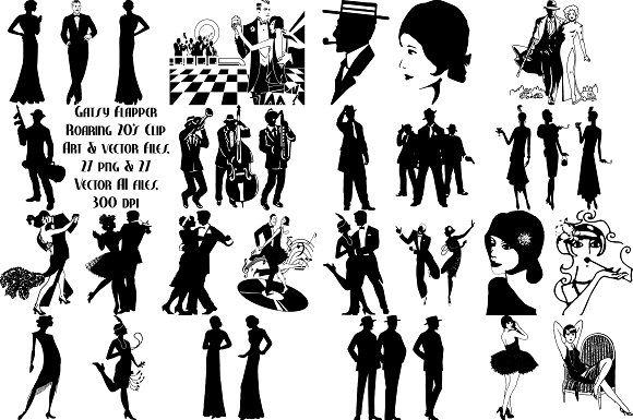 580x385 Great Gatsby Illustration, Pencil