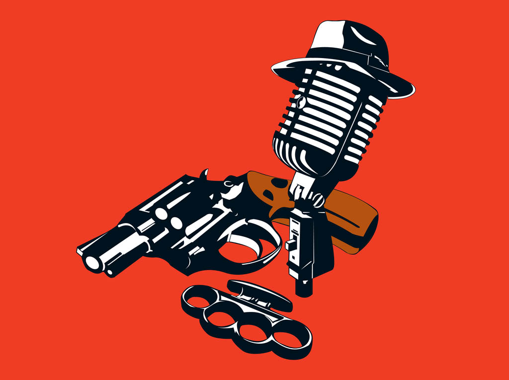1024x765 Retro Gangster Design Vector Art Graphics