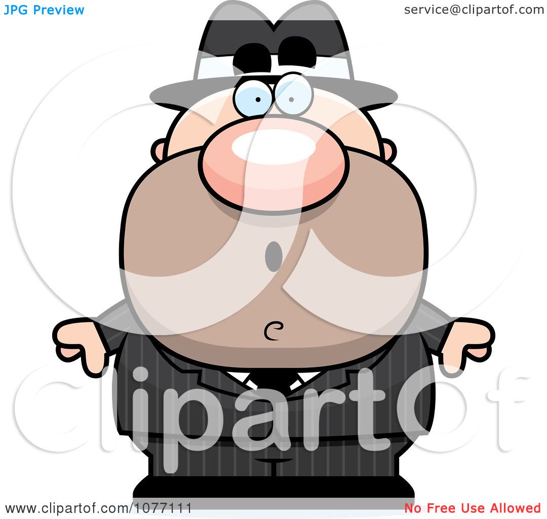 1080x1024 Clipart Shocked Mobster
