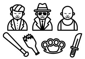 286x200 Gangster Free Vector Art