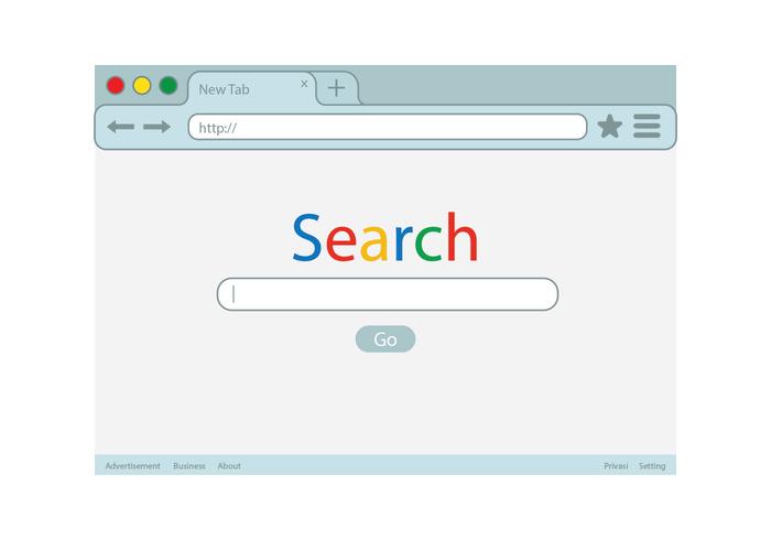 Search Engine Mockup Vector 700x490 Search Engine Mockup Vector