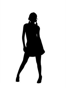 Model Silhouette Vector at Vectorified.com | Collection of Model ...