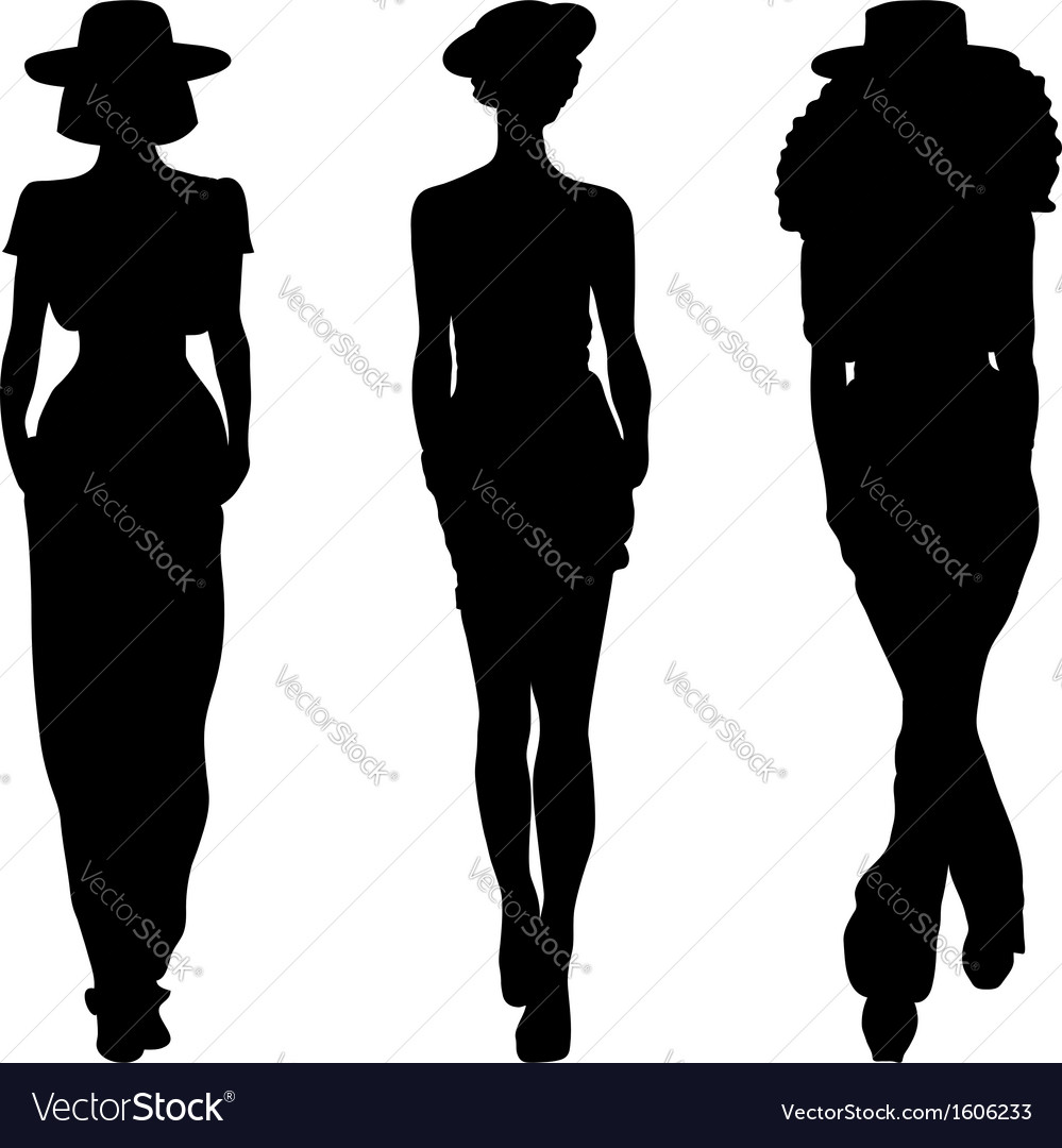 999x1080 Huge Collection Of 'model Silhouette Vector' Download More Than