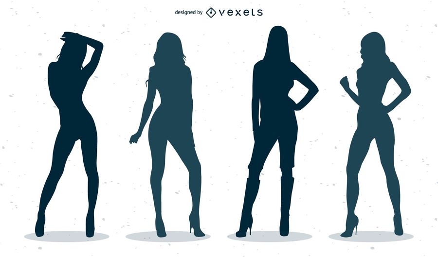 900x529 Sexy Fashion Model Silhouette Pack