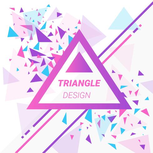 490x490 Modern Abstract Triangles Background