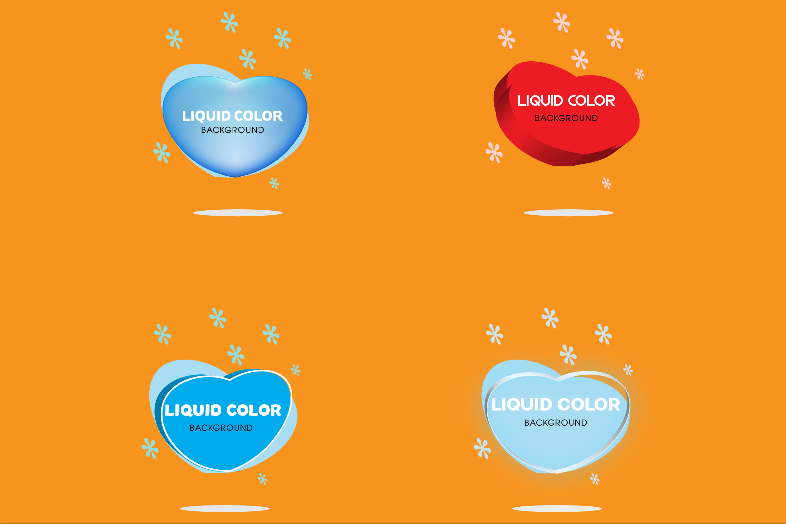 2500x1667 Modern Abstract Vector Banner Set Graphic