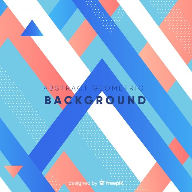 626x626 Modern Abstract Background With Geometric Shapes Free Vector