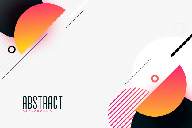 626x417 Modern Abstract Half Circle Background Vector Free Download