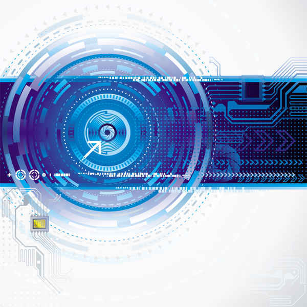 Modern Electronic Technology Background Vector Free Vector 600x600 Modern Electronic Technology Background Vector Free Vector