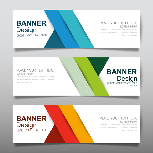 600x600 Vector Set Of Modern Banners Template Design Free Download