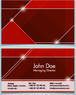 Modern Business Card Free Vector Download 265x331 Modern Business Card Free Vector Download