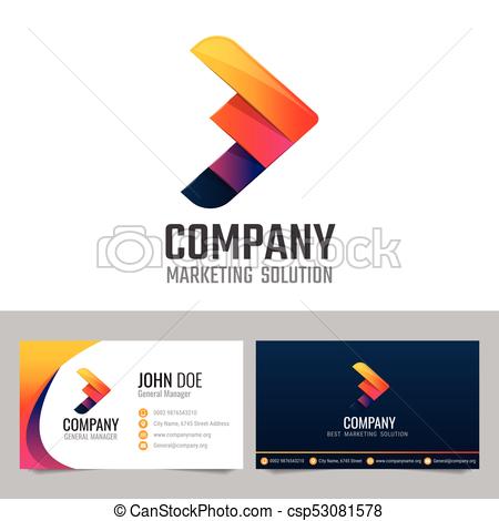 Modern Business Card Vector Template Design For Company Vectors 450x470 Modern Business Card Vector Template Design For Company Vectors